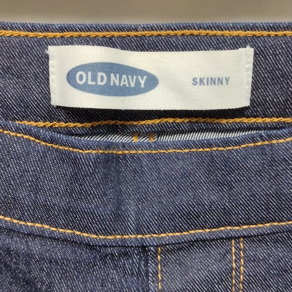 NWT Old Navy Skinny Pull On Jeans Girls 14 Blue Comfy Casual 90s Y2K - Picture 8 of 9